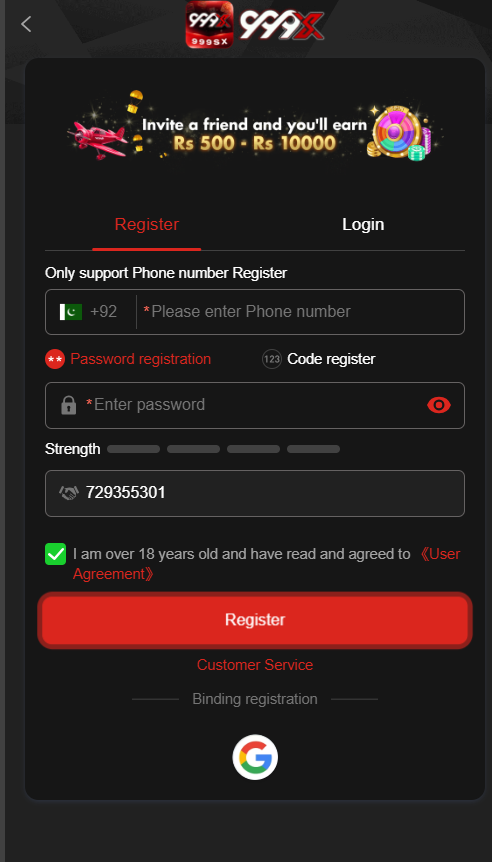 999sx login