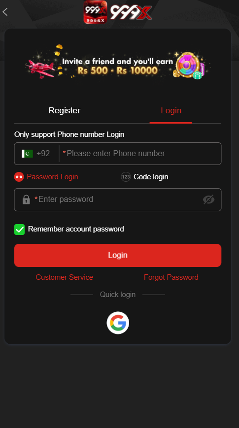 999SX LOGIN