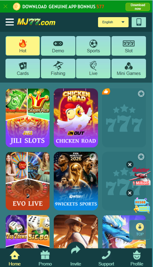 mj77 game